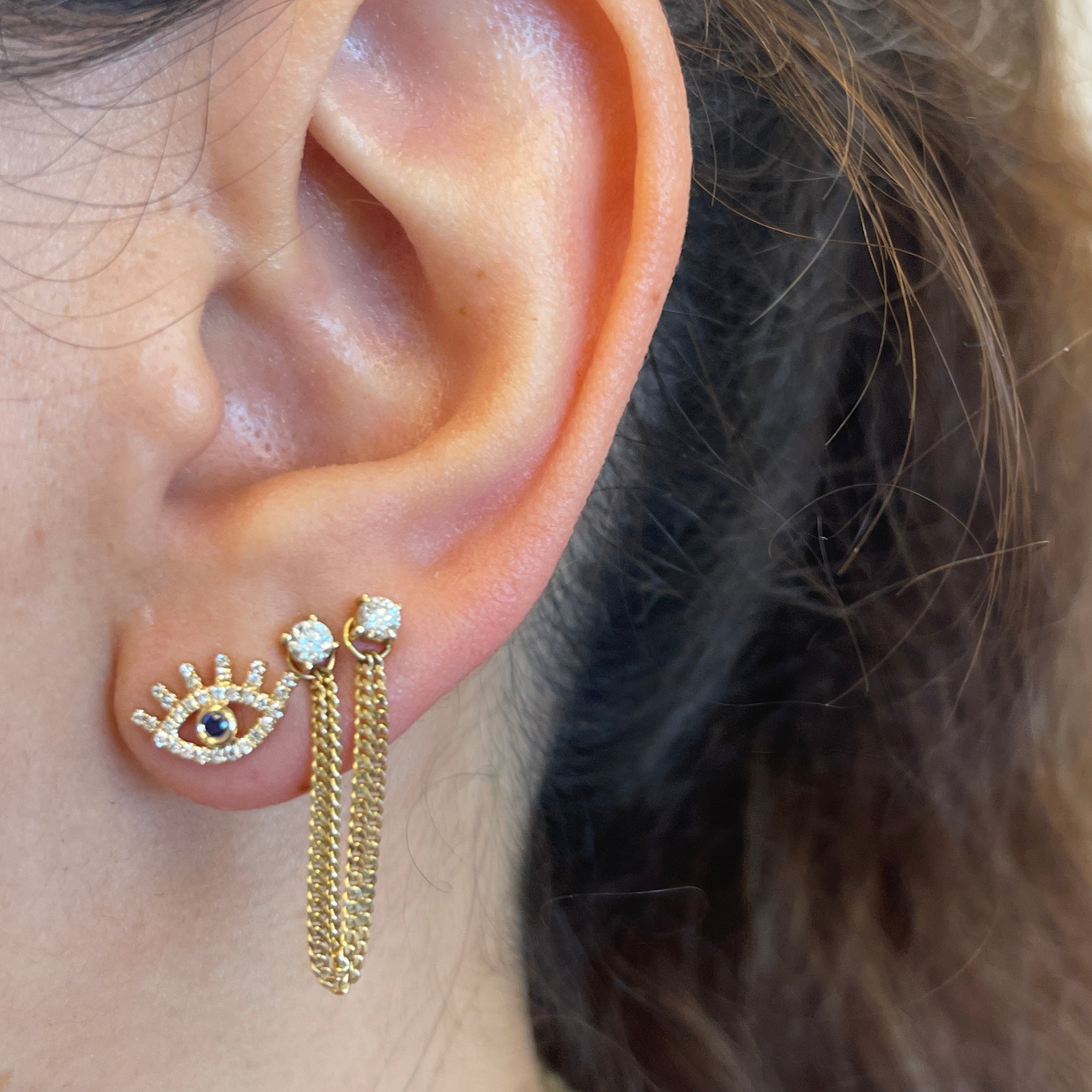 Evil Eye Earring Studs