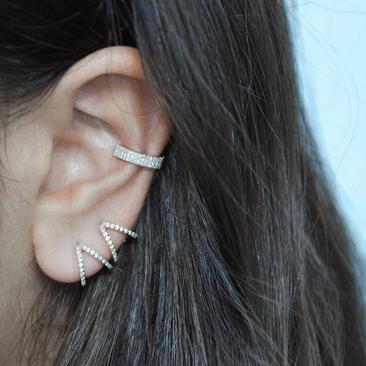 Diamond Pave Ear Cuff