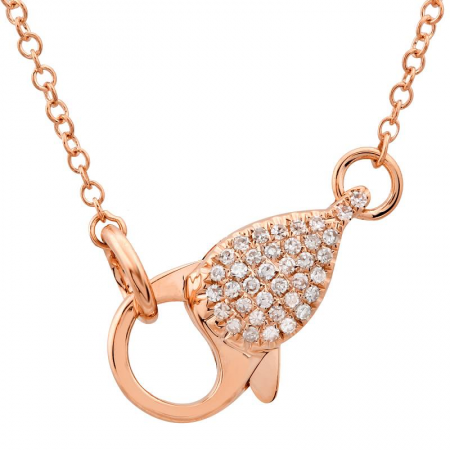 Diamond Lobster Necklace