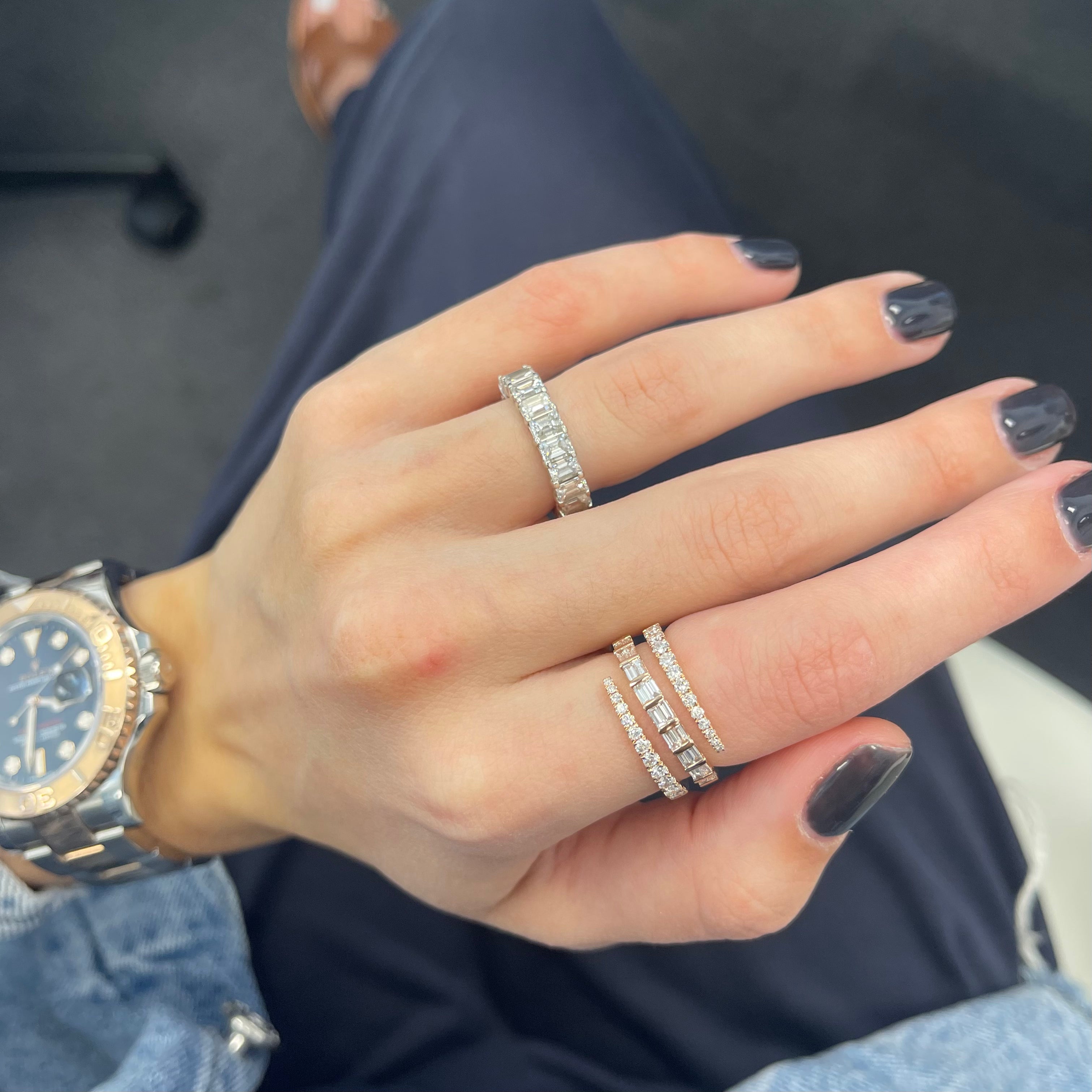 Luxe Triple Open Diamond Wrap Ring