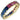 Half/Half Gemstone Eternity Band