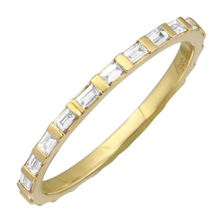 Baguette Row Ring