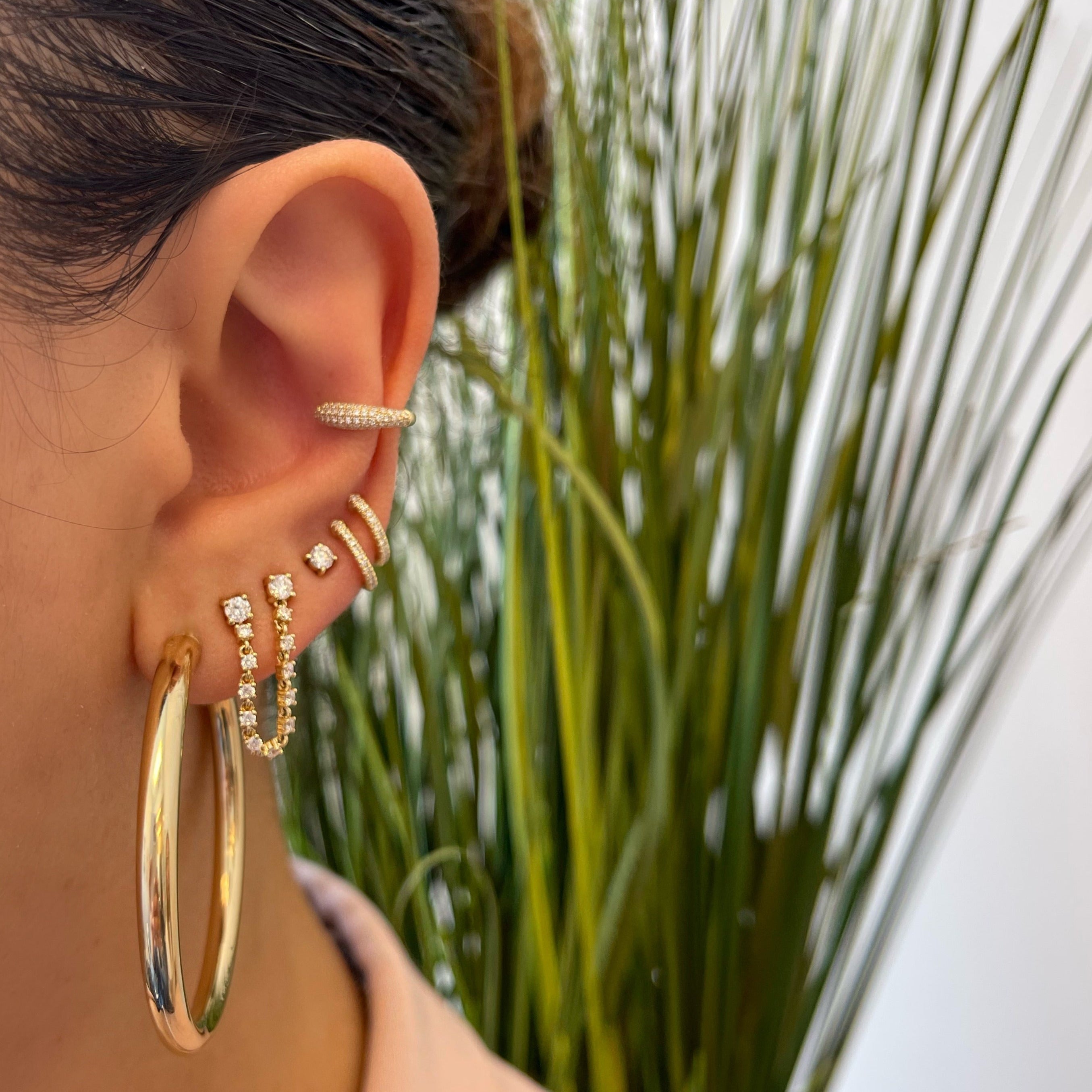Pave Ear Cuff Earring (Piercing-Free)