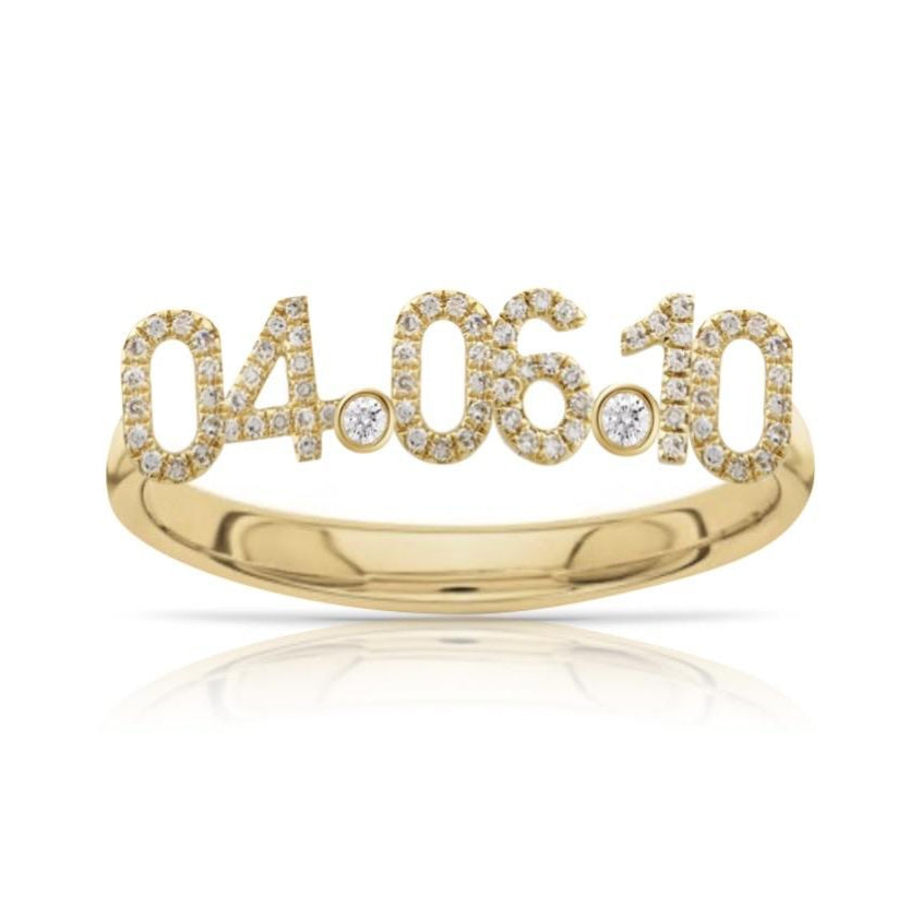 Diamond Date Ring