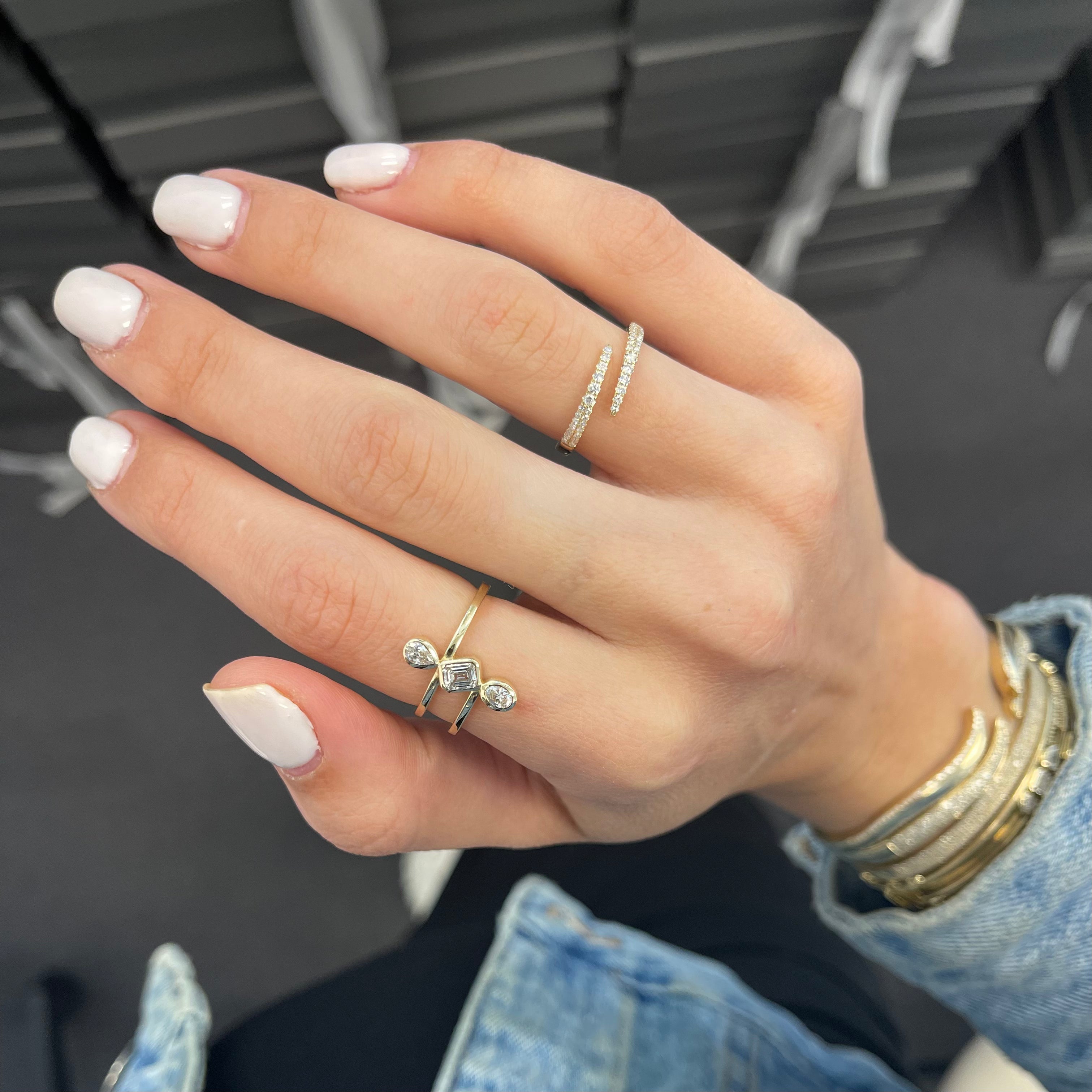 Wrap discount ring diamond