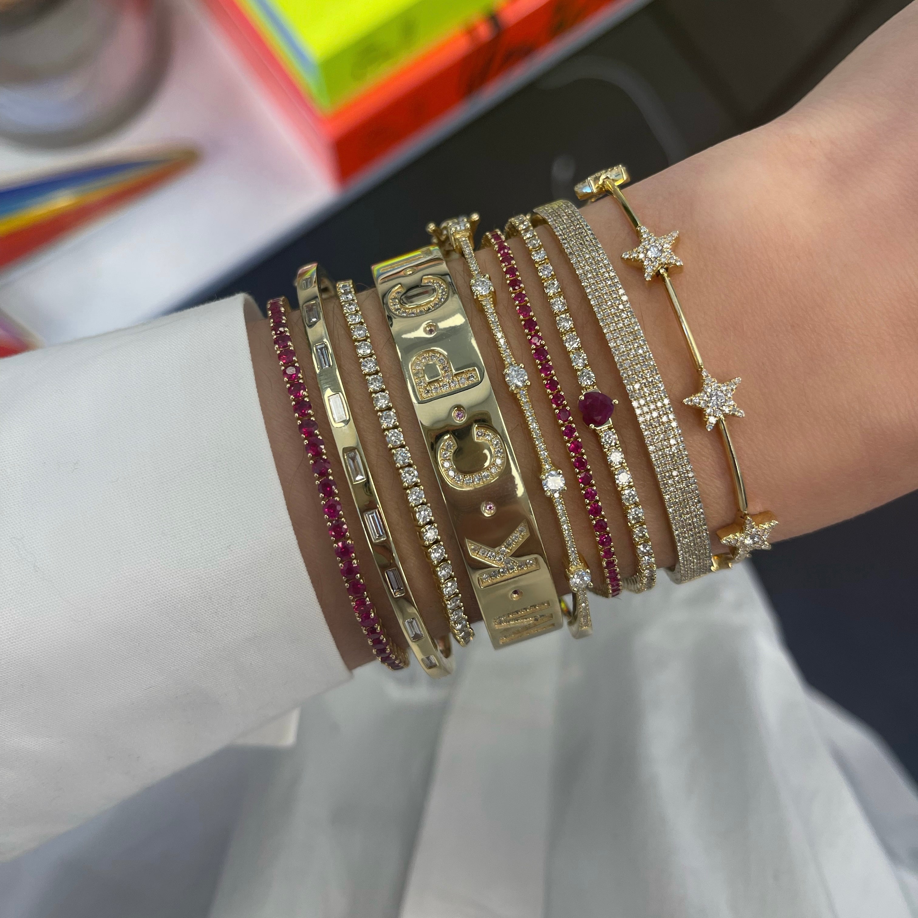 Everyday Diamond Tennis Bracelet with extenders 770 Fine Jewelry