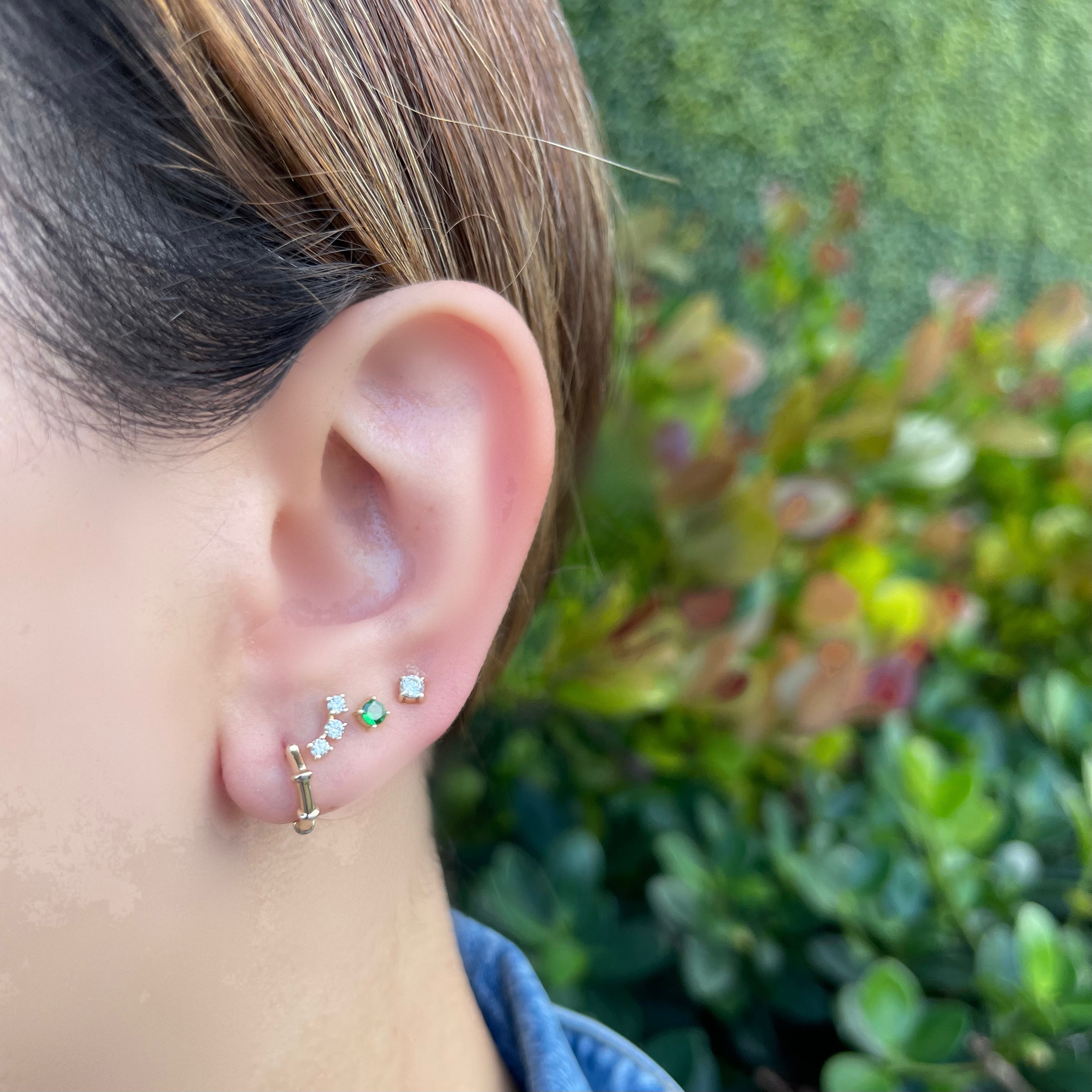 Gemstone Stud Earrings